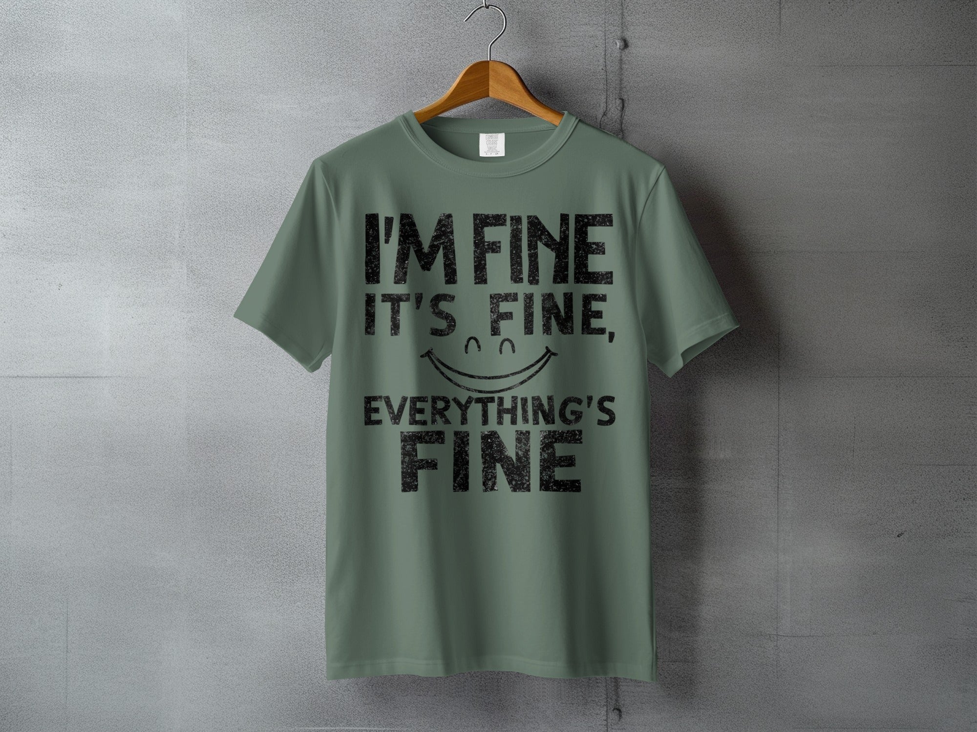 Sage Green I'm Fine It's Fine Everything's Fine product type