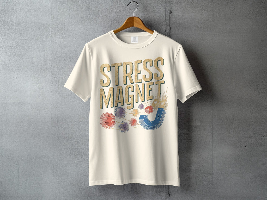 Stress Magnet Funny Humor Relatable Life T-Shirt product type