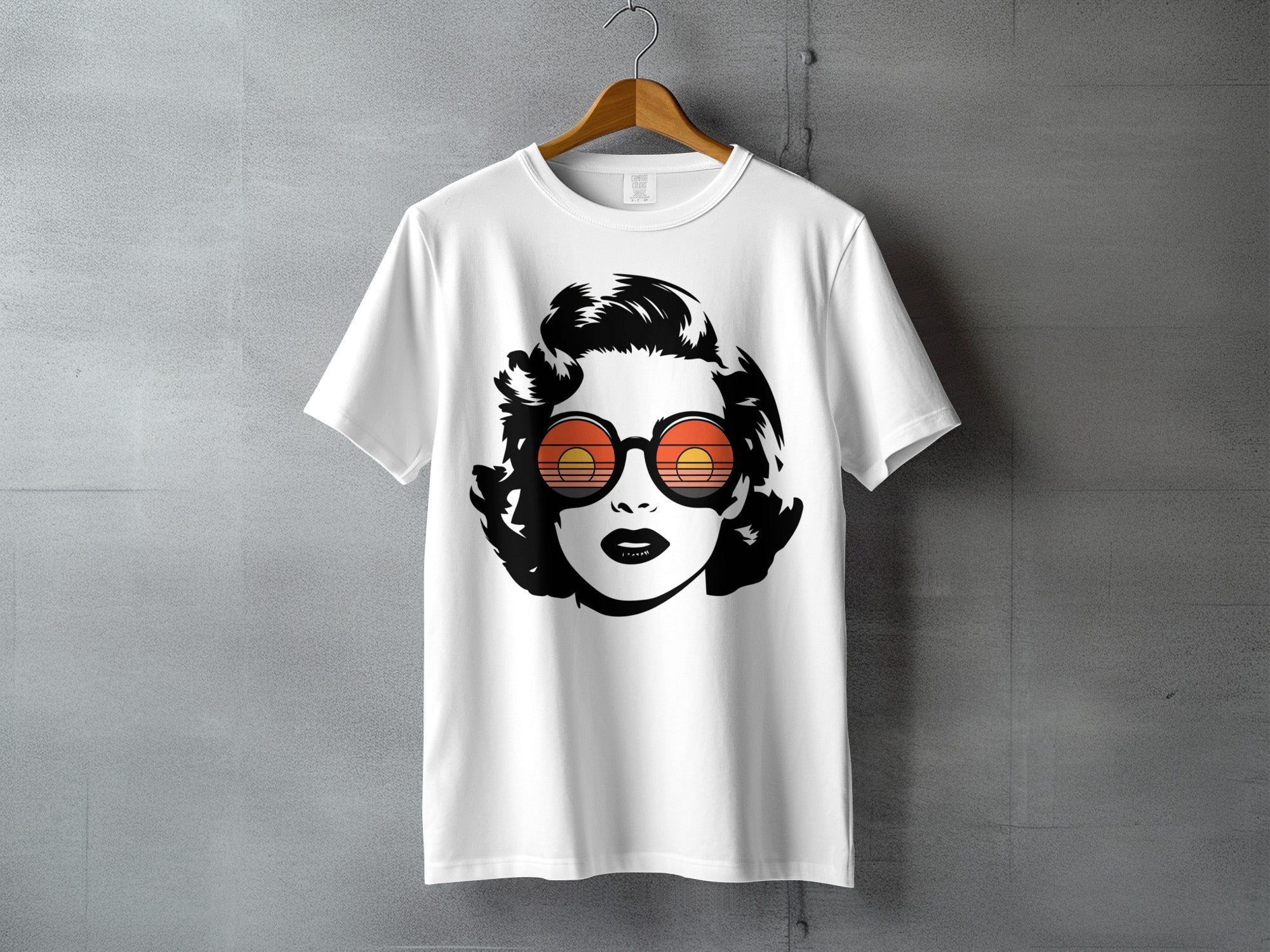 Retro Sunset Glasses Woman Face Graphic Design product type
T-shirt
Retro
Sunset
Sunglasses
Woman face
Graphic tee
Vintage
80s style
Synthwave
Miami vibe
Summer
Aesthetic
Cool design
Pop art
Apparel
Clothing
Unique print
Illustration
Black white
Orange yellow