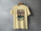 Light Yellow Nature Does Not Hurry Tree Design T-shirt product type