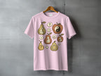 Meditative Fruit Yin Yang Design Pink Casual product type
Pink t-shirt, Fruit design, Apple art, Pear graphic, Yin Yang symbol, Meditation art, Spiritual shirt, Zen clothing, Question mark, Abstract fruit, Unique t-shirt, Graphic tee, Casual top, Unisex shirt, Artistic apparel, Philosophical design, Buddha image, Pastel pink, Nature shirt, Enlightenment motif