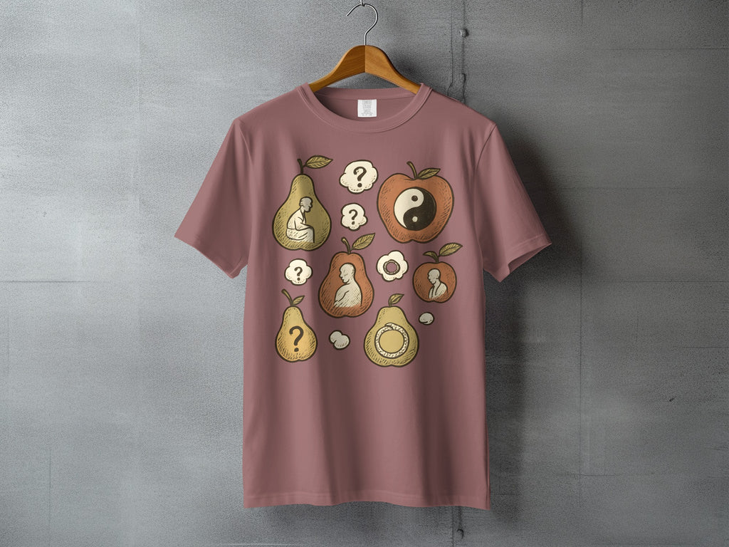 Abstract Fruit Meditative Figures Yin Yang Question Marks product type