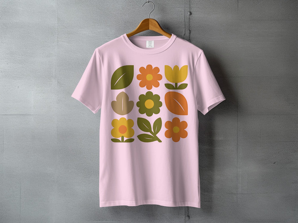 Pink Retro Flower Leaf Geometric Pattern Colorful product type
Pink, Floral, Retro, Vintage, Groovy, Flower, Leaf, Botanical, Nature, Garden, Plant, Abstract, Pattern, Spring, Summer, Daisy, Tulip, Colorful, Aesthetic, Geometric