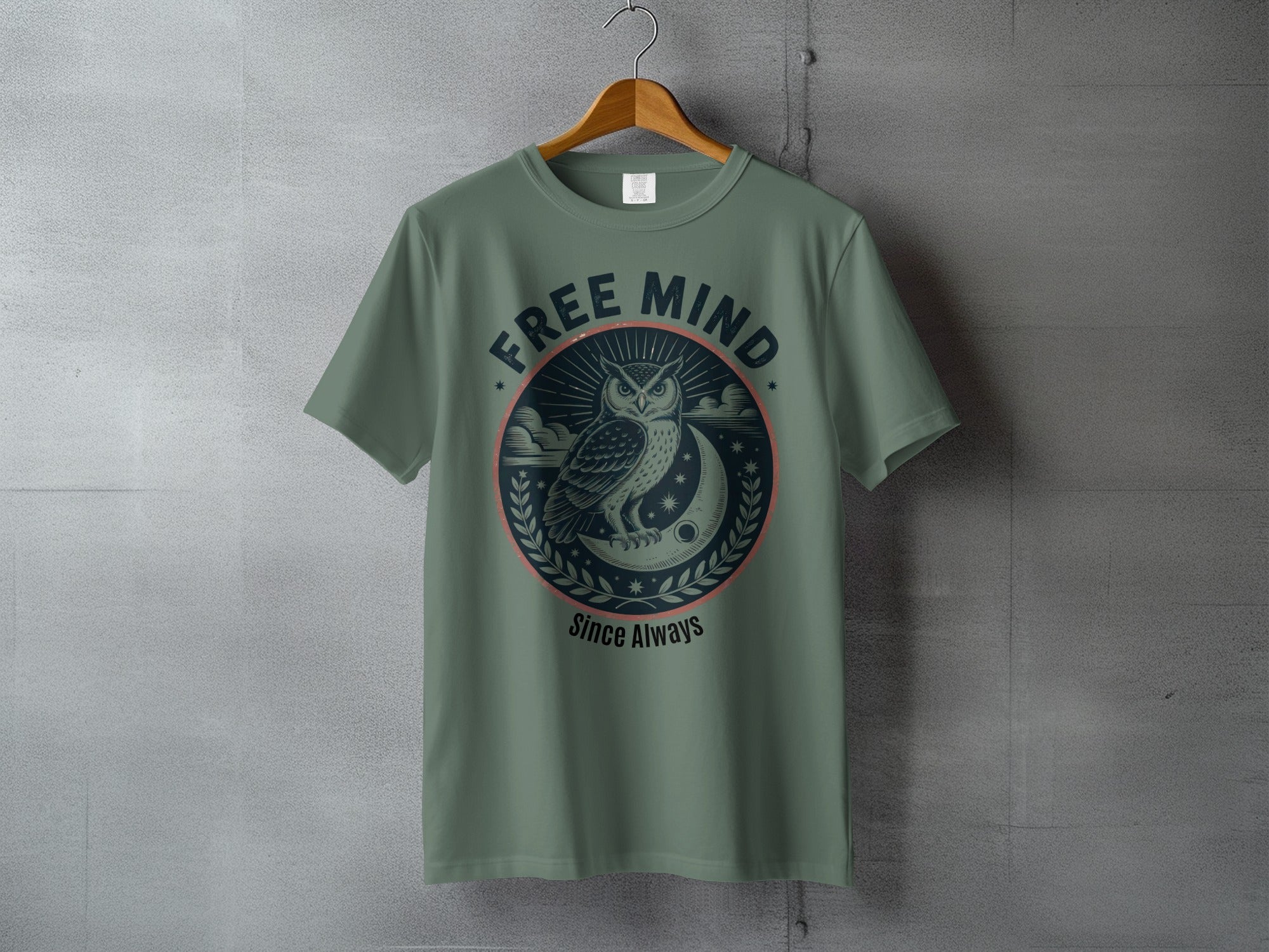 FREE MIND Owl Moon Stars Since Always product type