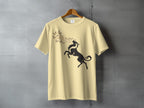 Leaping Wolf Butterfly Cloud Graphic T-Shirt product type