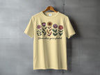 Bloom where you're planted colorful flowers t-shirt product type