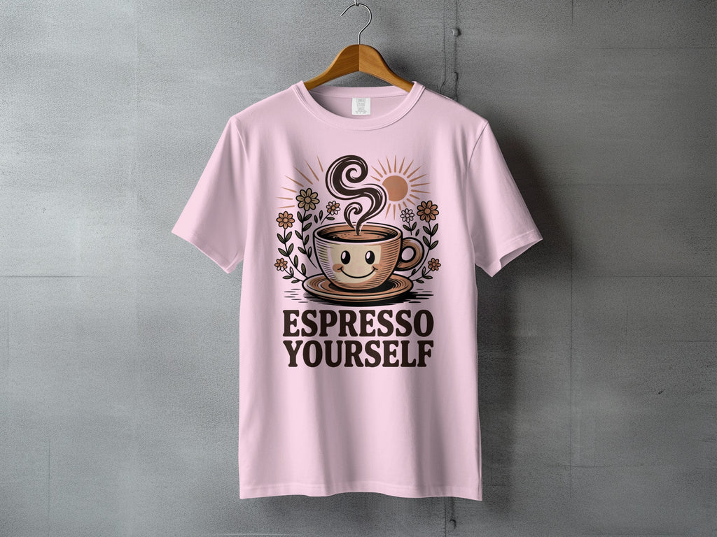 Espresso Yourself Happy Coffee Cup Sun Flowers product type