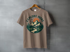 Explore More Adventure Mountain River Sun Graphic product type