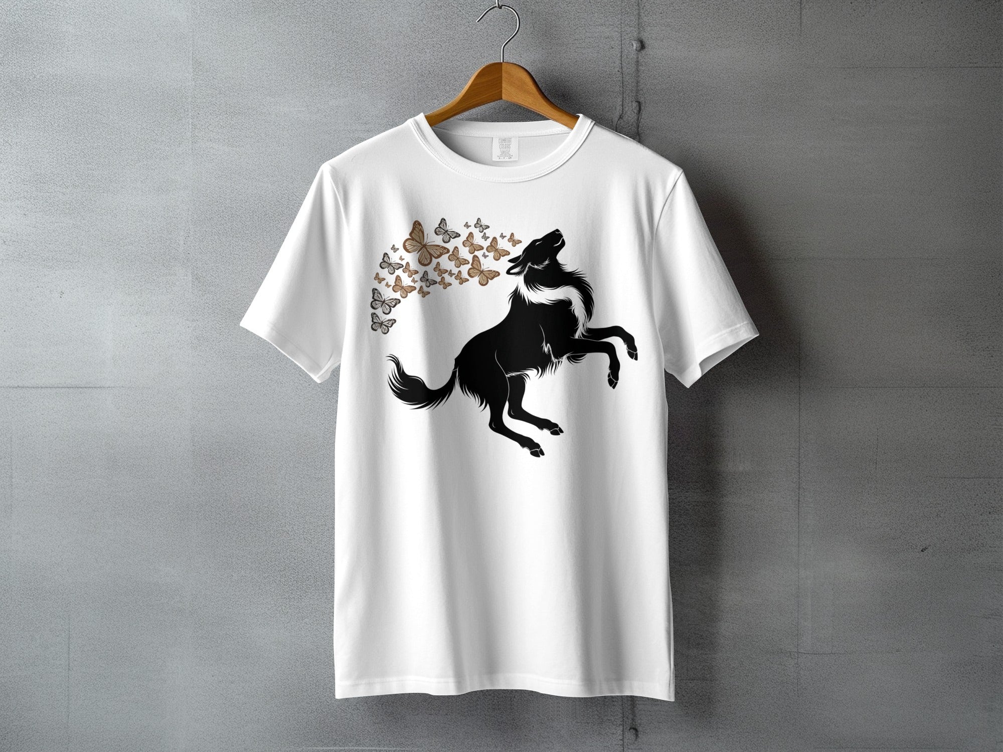 Howling Wolf Butterfly Silhouette Nature Spirit product type
Wolf
Butterflies
Howling Wolf
Wolf Silhouette
Butterfly Art
Nature Design
Spirit Animal
Wildlife Graphic
Animal Lover
Mystical Design
Woodland Theme
Canine Art
Unique Graphic
Fantasy Art
Animal Kingdom
Artistic Wolf
Insect Theme
Bohemian Style
Enchanting Design
Creature Art