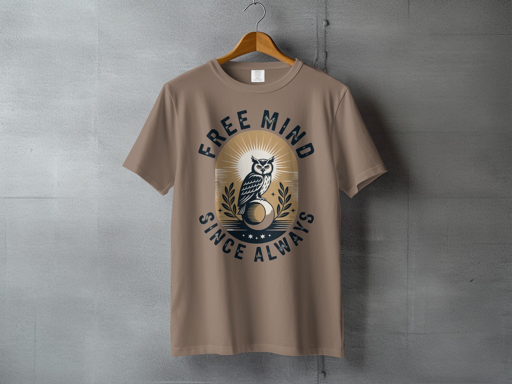 Free Mind Since Always Owl Moon Sun Design product type