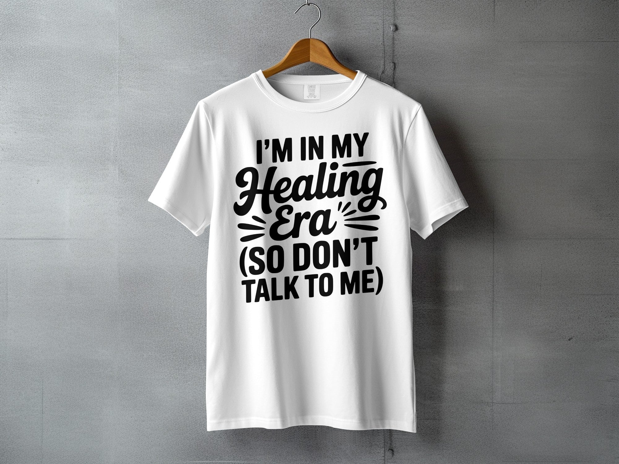 I'M IN MY Healing Era SO DON'T TALK TO ME product type
Healing Era
Dont Talk To Me
Self Care Journey
Introvert Apparel
Quiet Please
Personal Space Tee
Sarcastic Shirt
Mental Wellness
Healing Vibes
Funny Statement
Graphic Print
Quote Shirt
Attitude Top
Mood Apparel
Solitude Style
My Era
Retreat Mode
Gift Idea
Casual Wear
Express Yourself