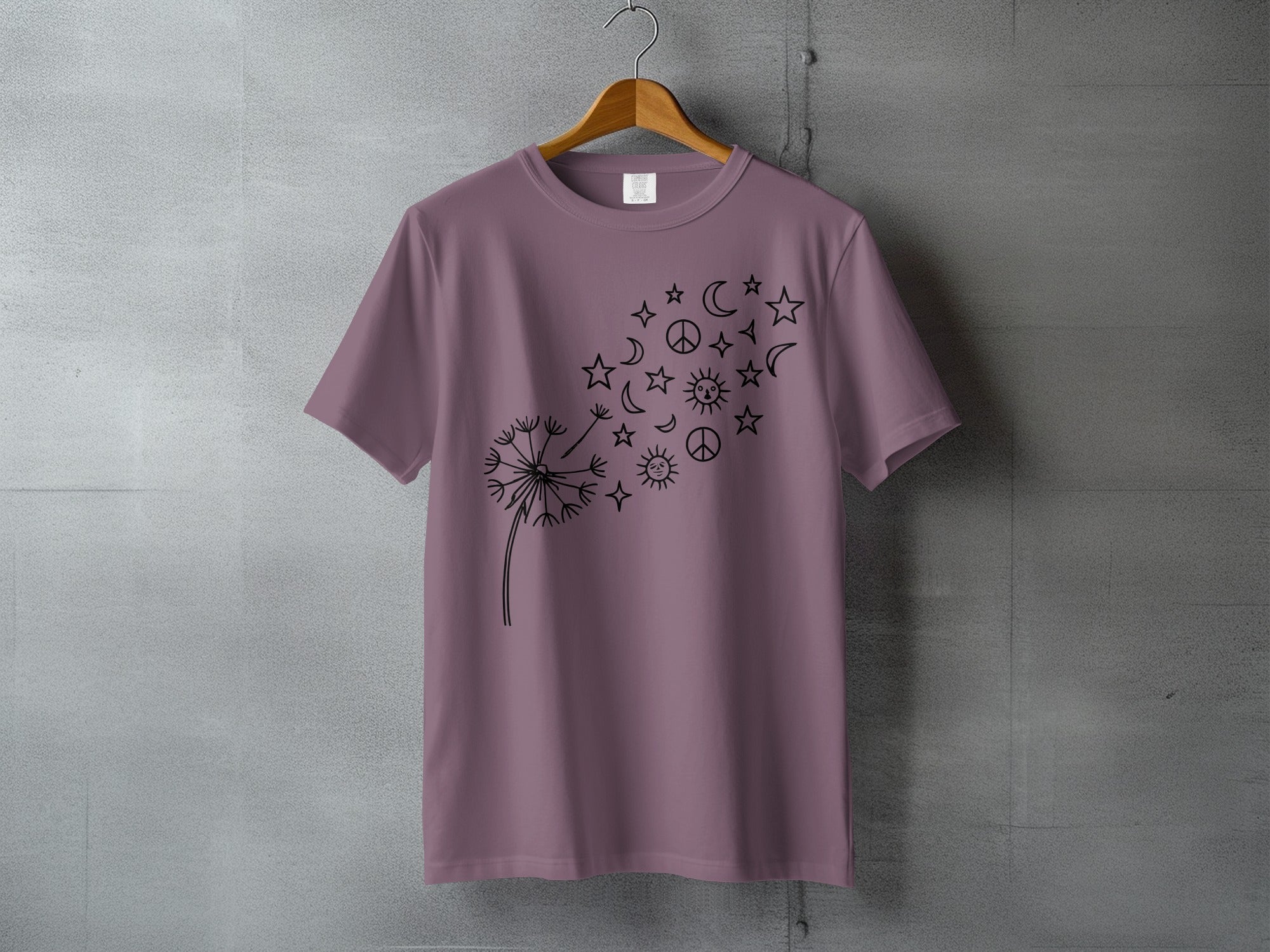 Dandelion Seeds Stars Moons Suns Peace Signs Product Type
Dandelion
Peace sign
Star
Moon
Sun
Celestial
Whimsical
Nature inspired
Boho design
Graphic print
Unique
Artistic
Peace love
Good vibes
Make a wish
Flower art
Dreamy
Spiritual
Mystical
Tranquil
