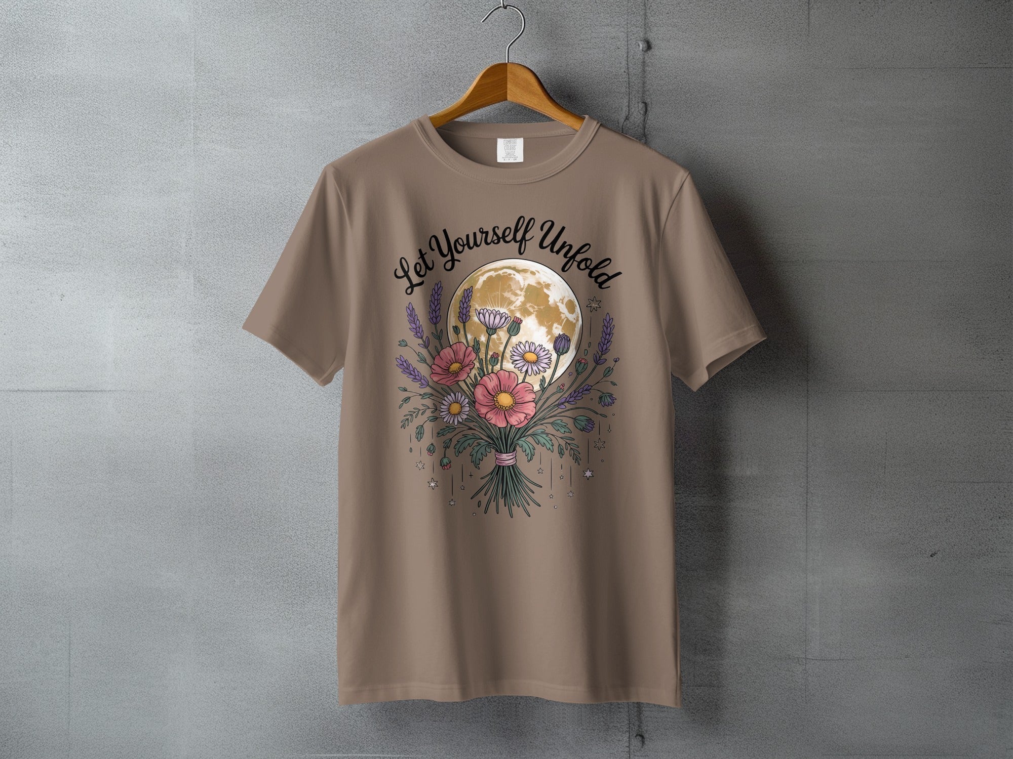 Let Yourself Unfold Moon Flowers Stars product type
