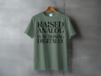 Raised Analog Functioning Digitally Green Shirt product type