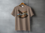 Majestic Eagle Mountain Sky Colorful Stripes product type