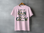 LET IT RAIN LET IT GROW Pink Nature Theme product type
