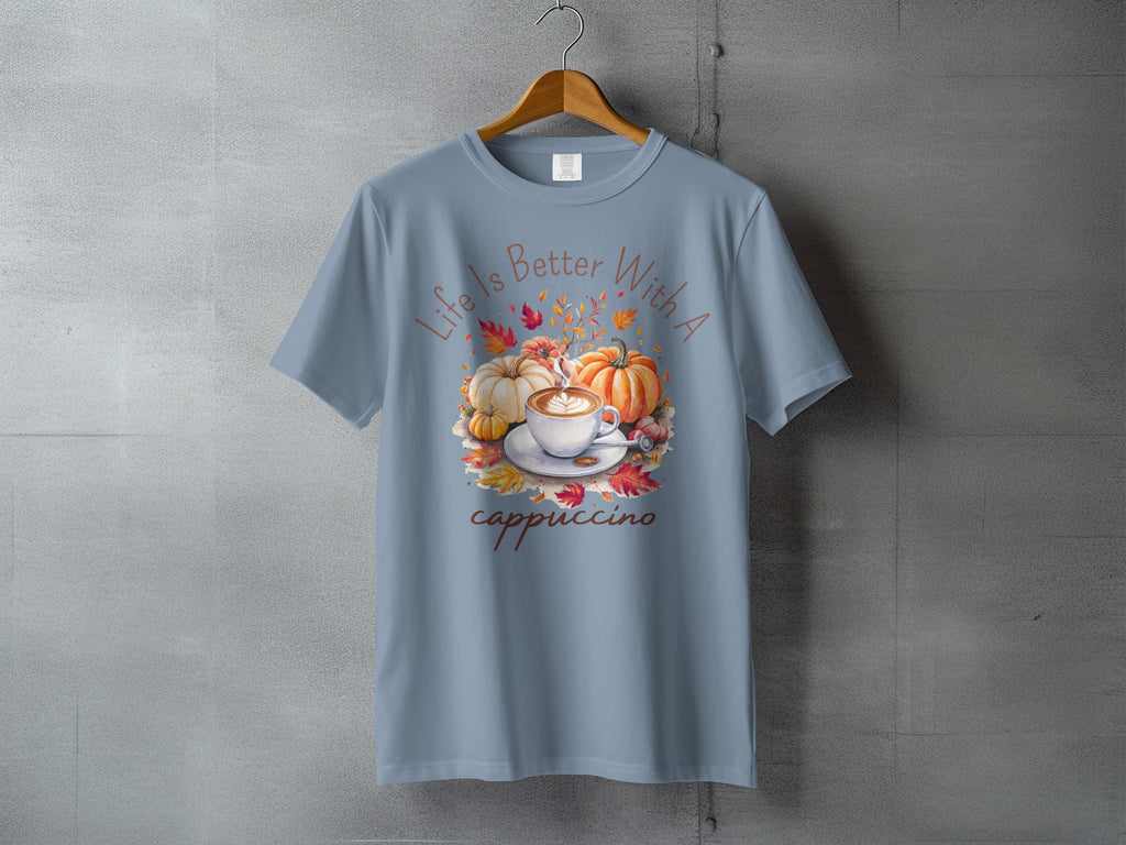 Life Is Better With A Cappuccino Autumn Pumpkins product type