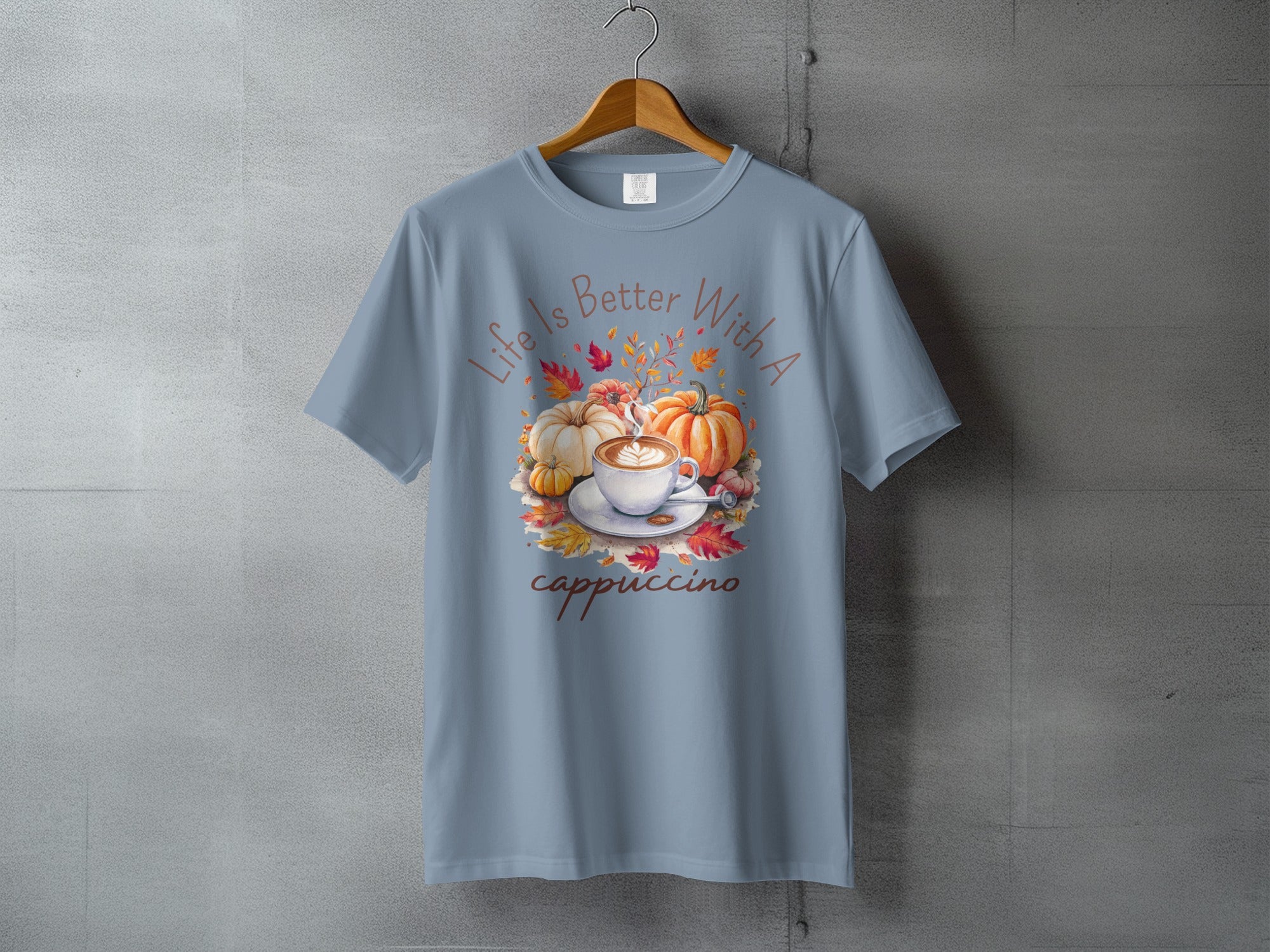 Life Is Better With A Cappuccino Autumn Pumpkins product type