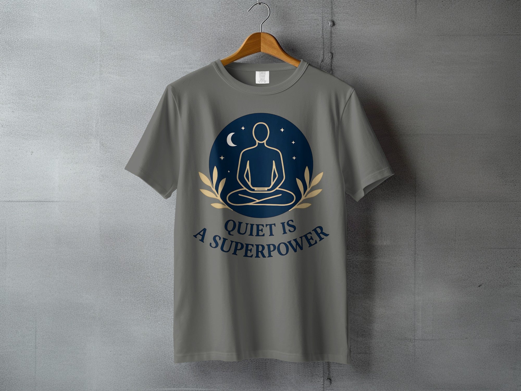 Quiet Is A Superpower Meditation Design T-Shirt product type