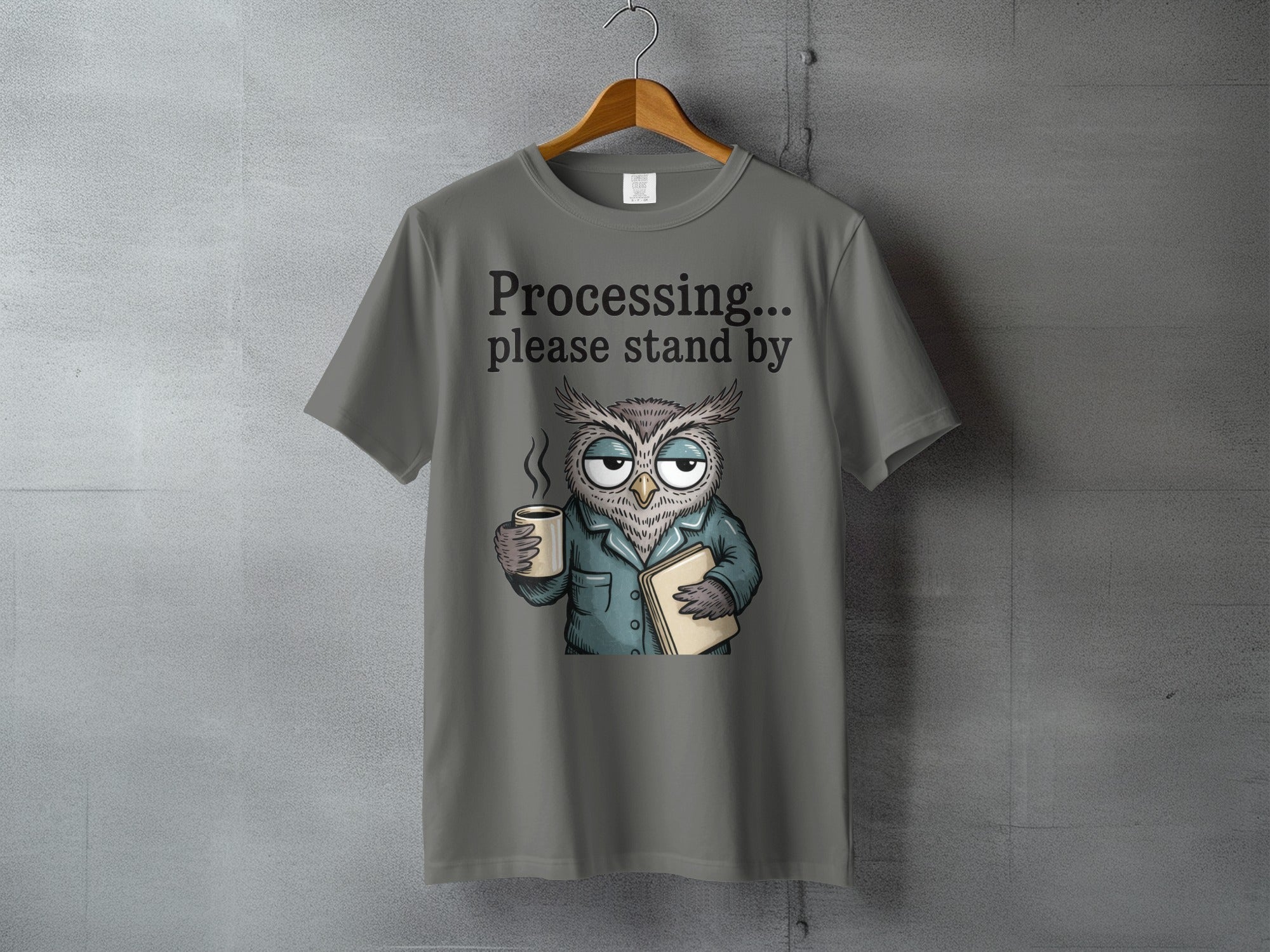 Sleepy Owl Coffee Book Processing Please Stand By product type