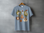 Philosopher Fruit Yin Yang Question Mark Design T-Shirt product type