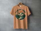 EXPLORE MORE Mountain Sunset River Scenic Graphic Orange product type