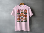 Happy Smiling Groovy Flower Power Pink Floral product type