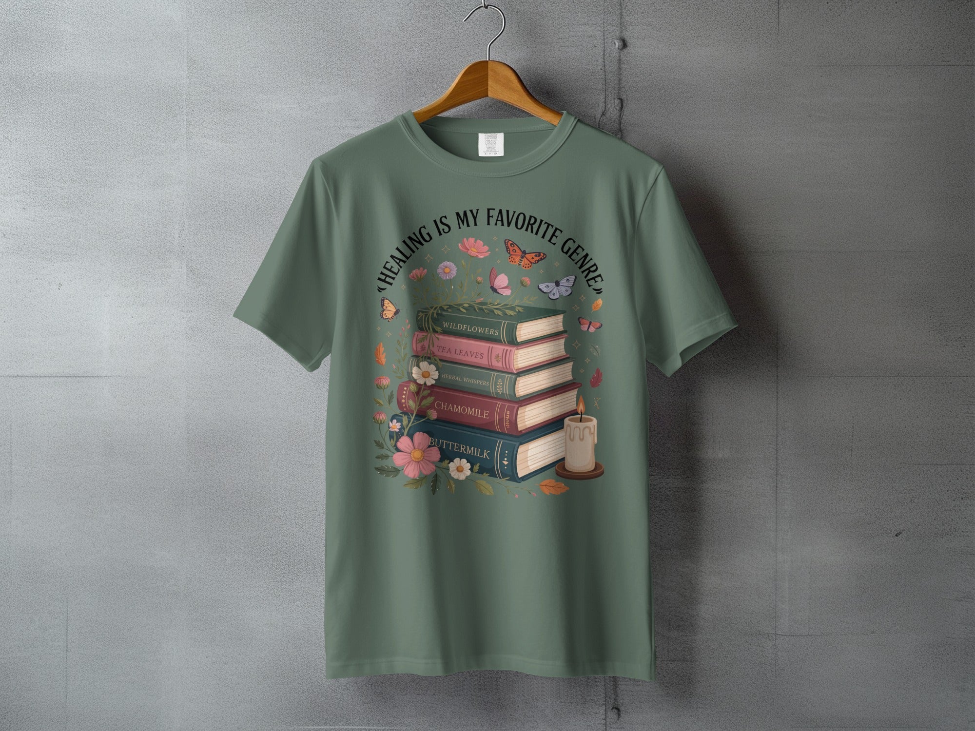 Healing Is My Favorite Genre Books Butterflies Candle product type