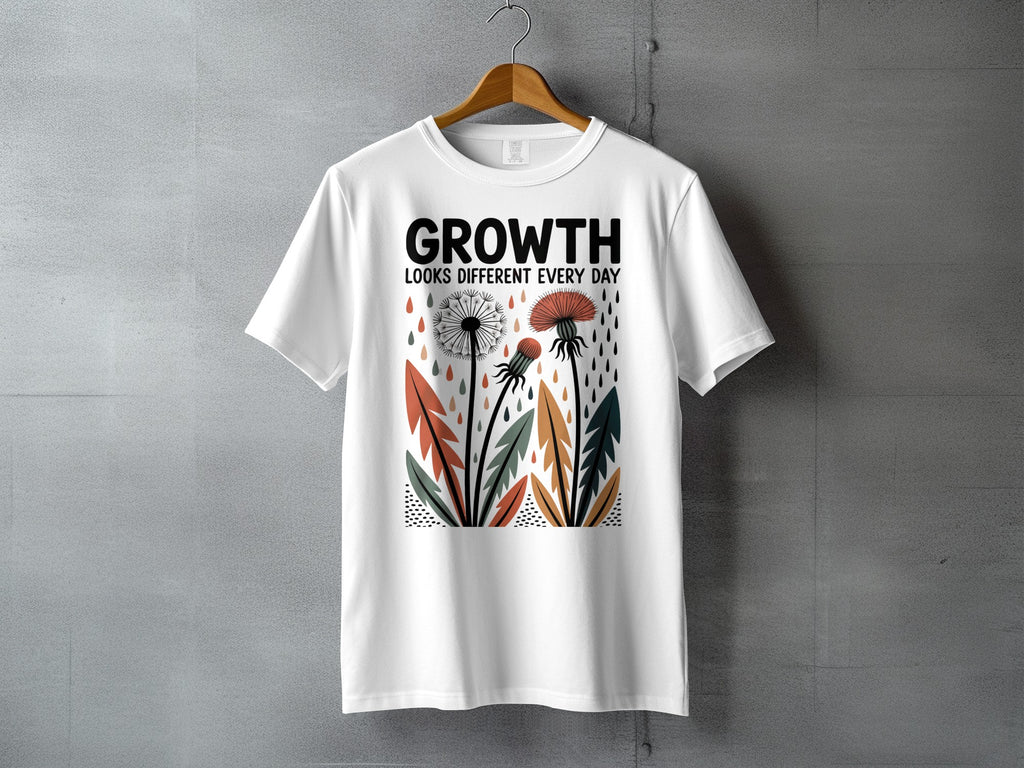 GROWTH LOOKS DIFFERENT EVERY DAY t-shirt product type
