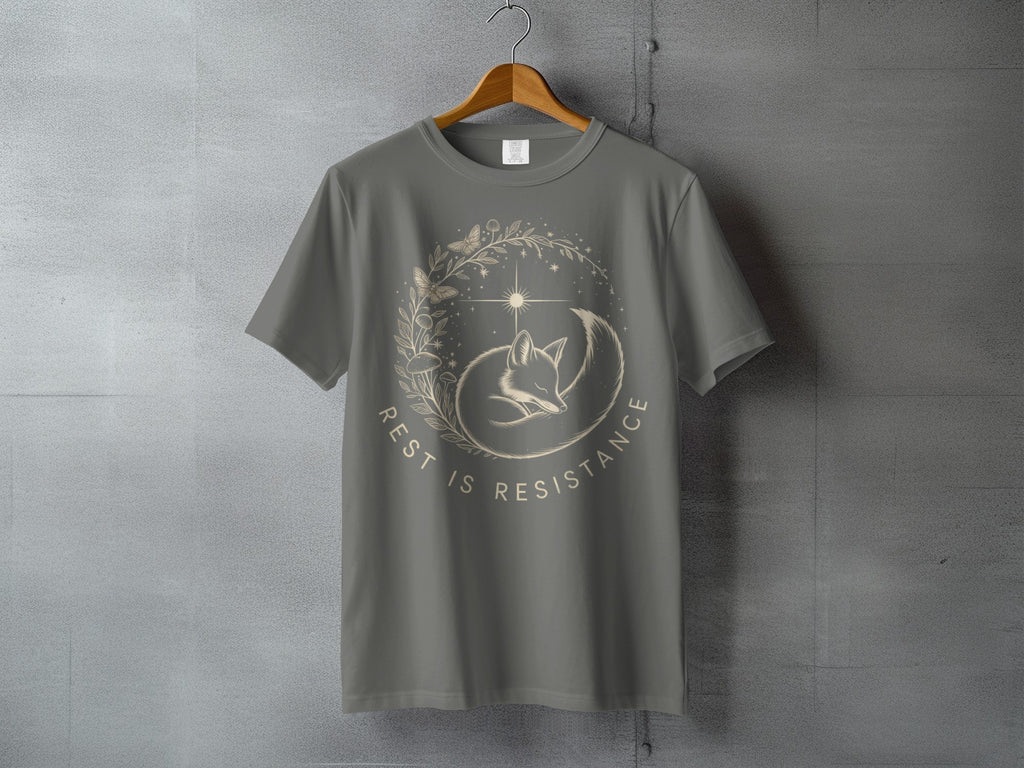 Sleeping Fox Star Wreath REST IS RESISTANCE product type