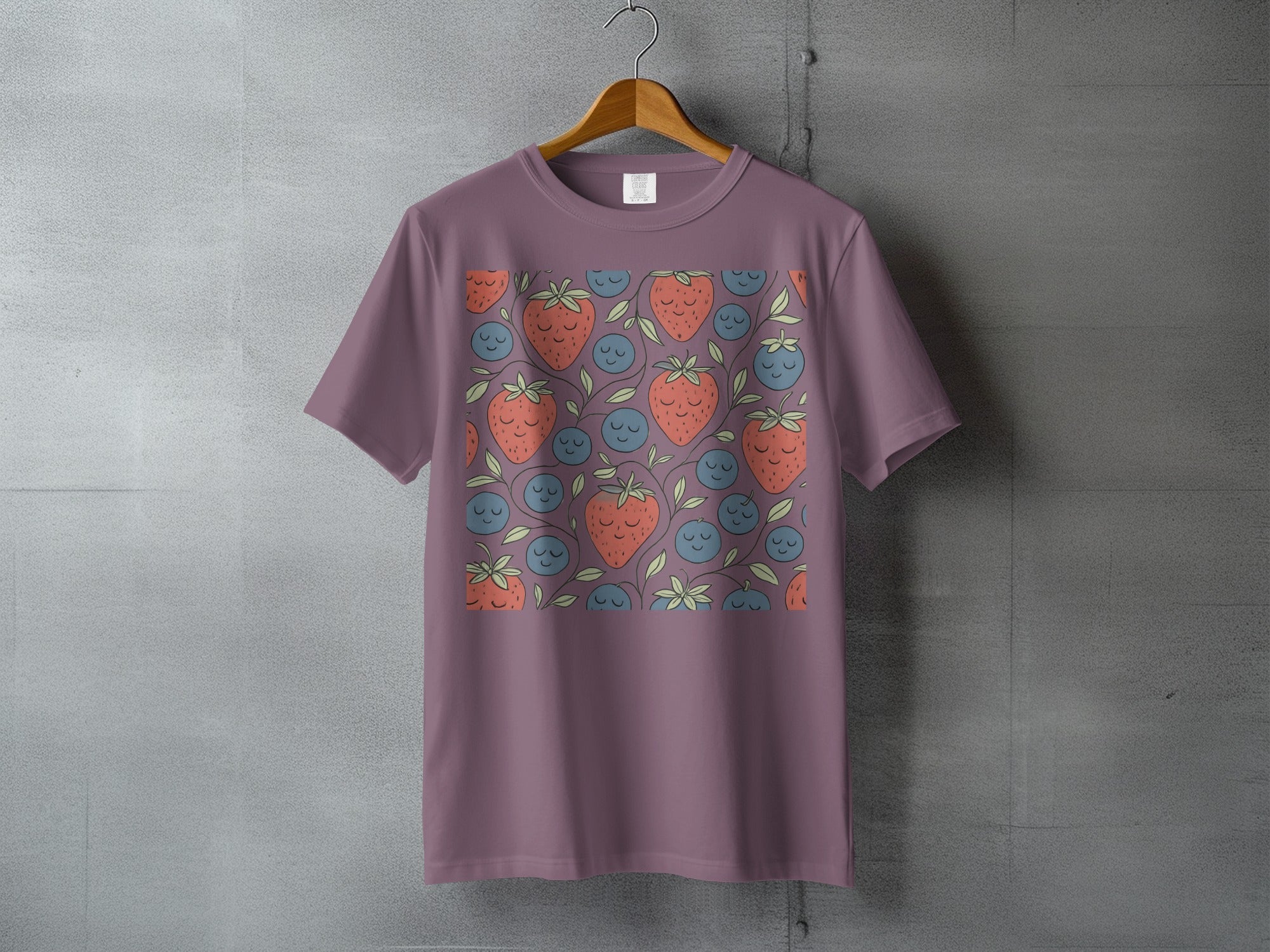Sweet Slumbering Berry Fruit Pattern Garment product type