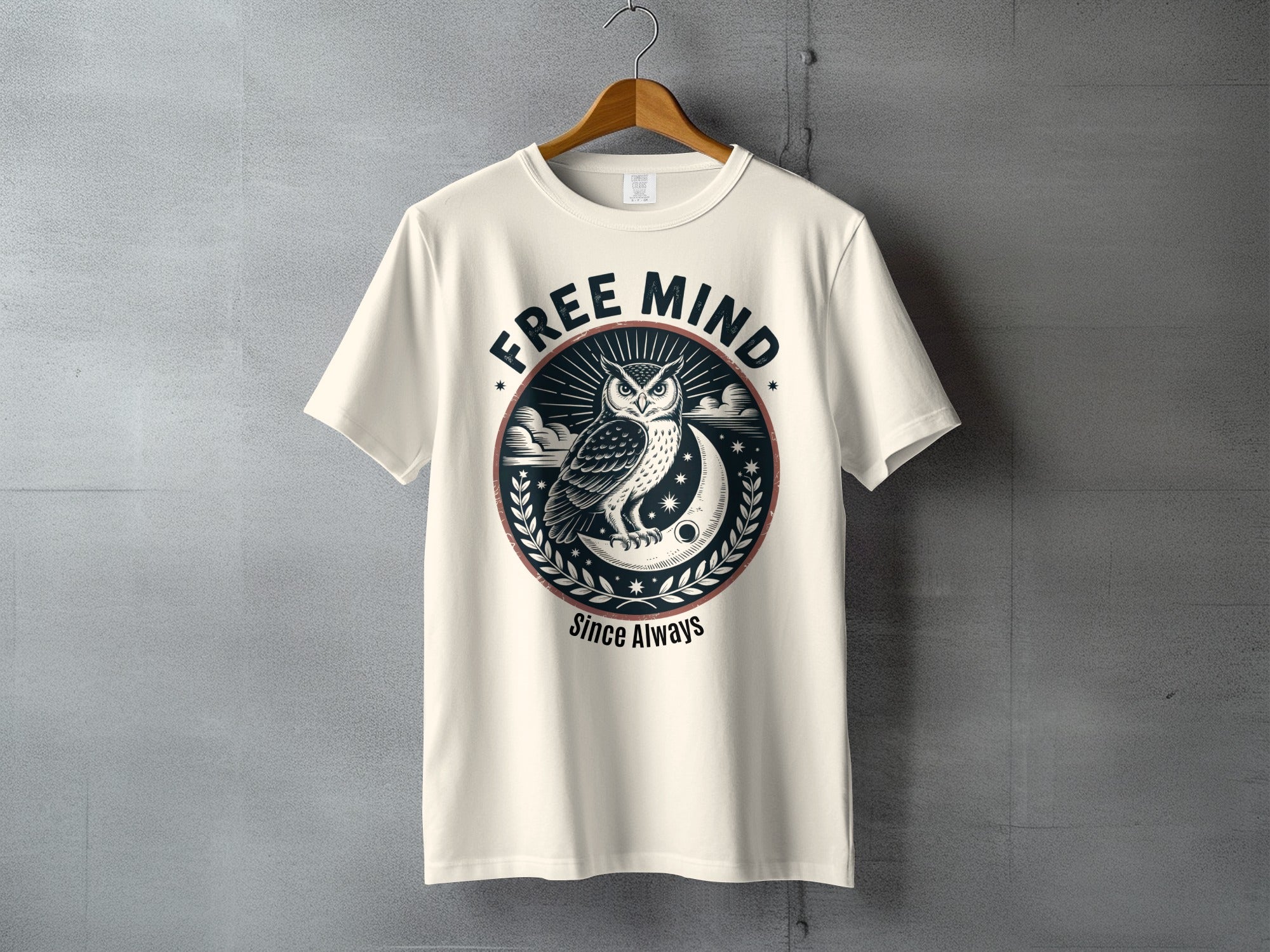 Free Mind Owl Moon Stars Since Always product type
