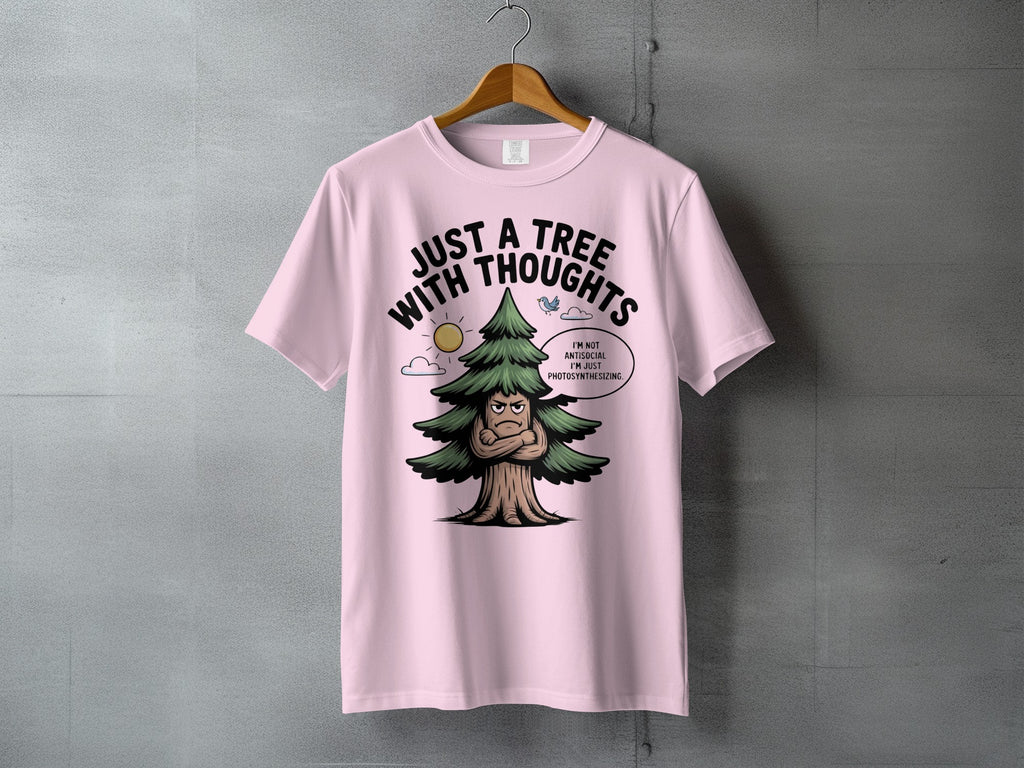 JUST A TREE WITH THOUGHTS ANTISOCIAL PHOTOSYNTHESIZING product type

Tree design
Funny tree
Photosynthesizing
Antisocial tree
Grumpy tree
Nature humor
Plant lover
Introvert humor
Forest design
Cartoon tree
Unique graphic
Humorous design
Outdoors theme
Sarcastic print
Woodland art
Botanical humor
Greenery art
Sun and bird
Just A Tree With Thoughts
Photosynthesizing product
