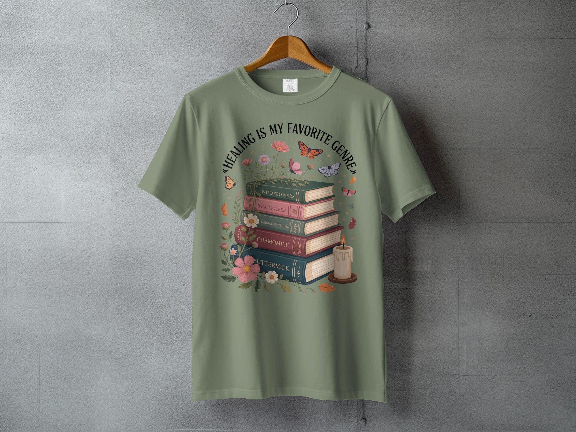 Healing Is My Favorite Genre Books Butterflies Candle product type