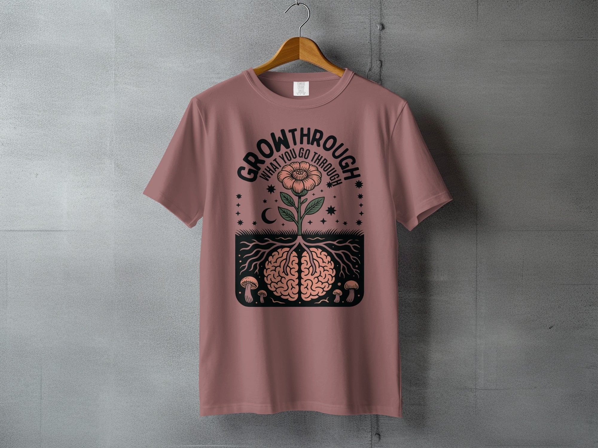 Growthrough What You Go Through Flower Brain Roots product type