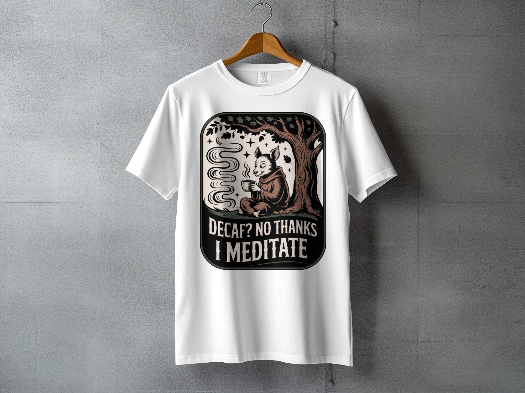 Decaf No Thanks I Meditate Animal Monk Coffee product type