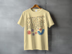STRESS MAGNET design graphic cream colored T-Shirt product type