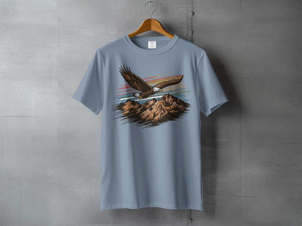 Soaring Eagle Mountains Colorful Horizon Artwork product type