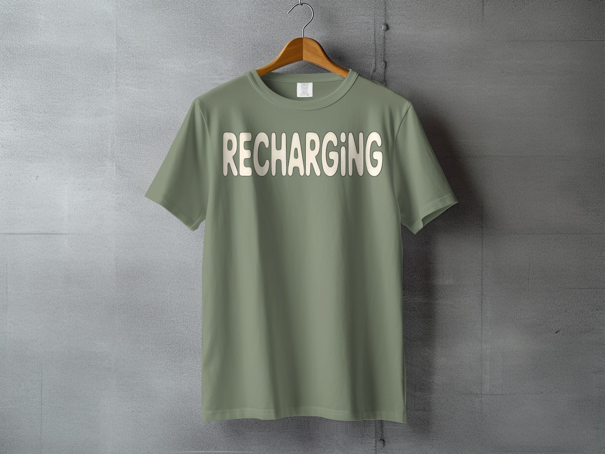 Sage Green RECHARGING Design Statement product type