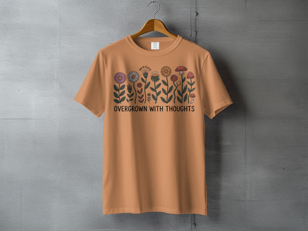 OVERGROWN WITH THOUGHTS Terracotta Floral Mushroom product