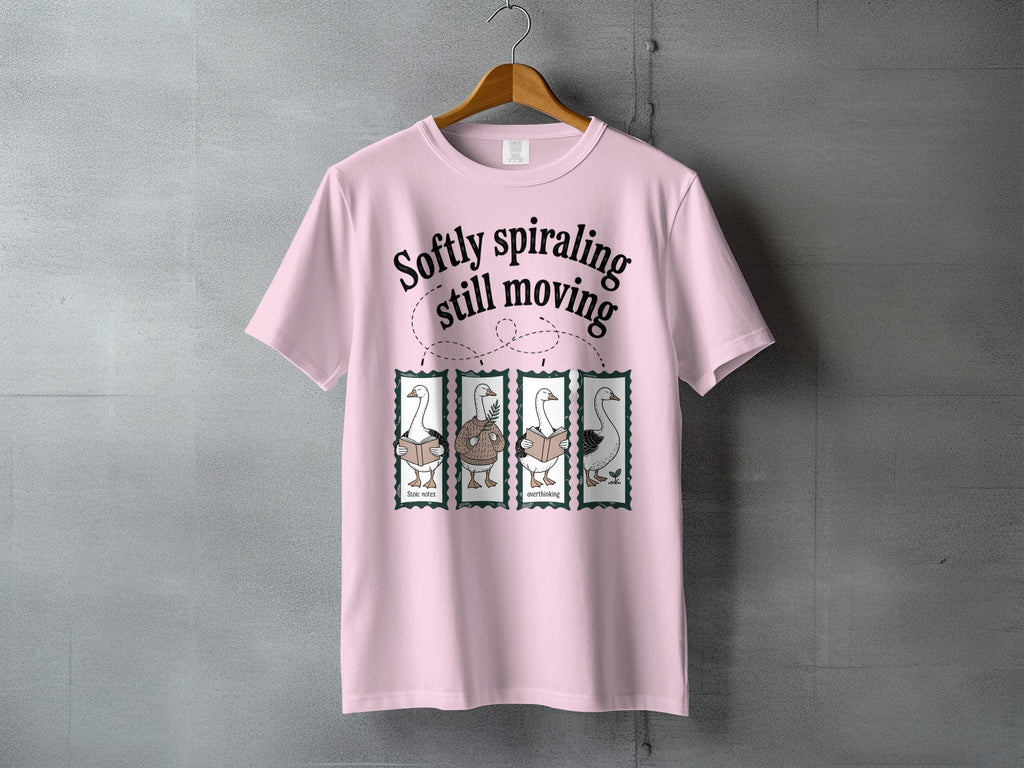 Softly Spiraling Still Moving Geese Stoic Notes product type
