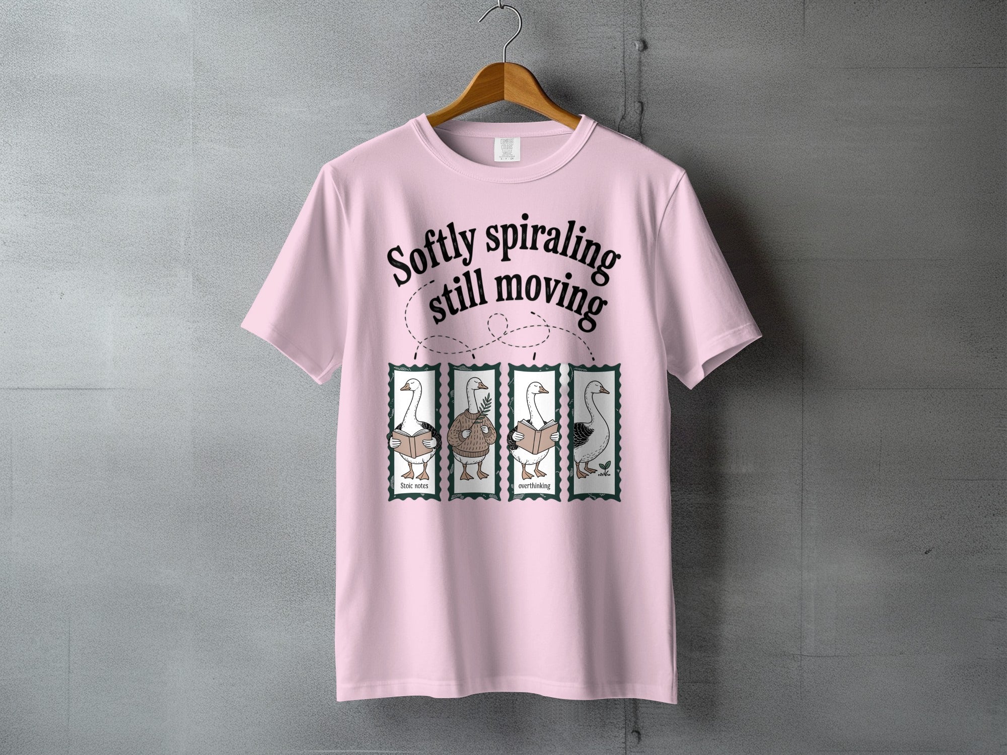 Softly Spiraling Still Moving Geese Stoic Notes product type