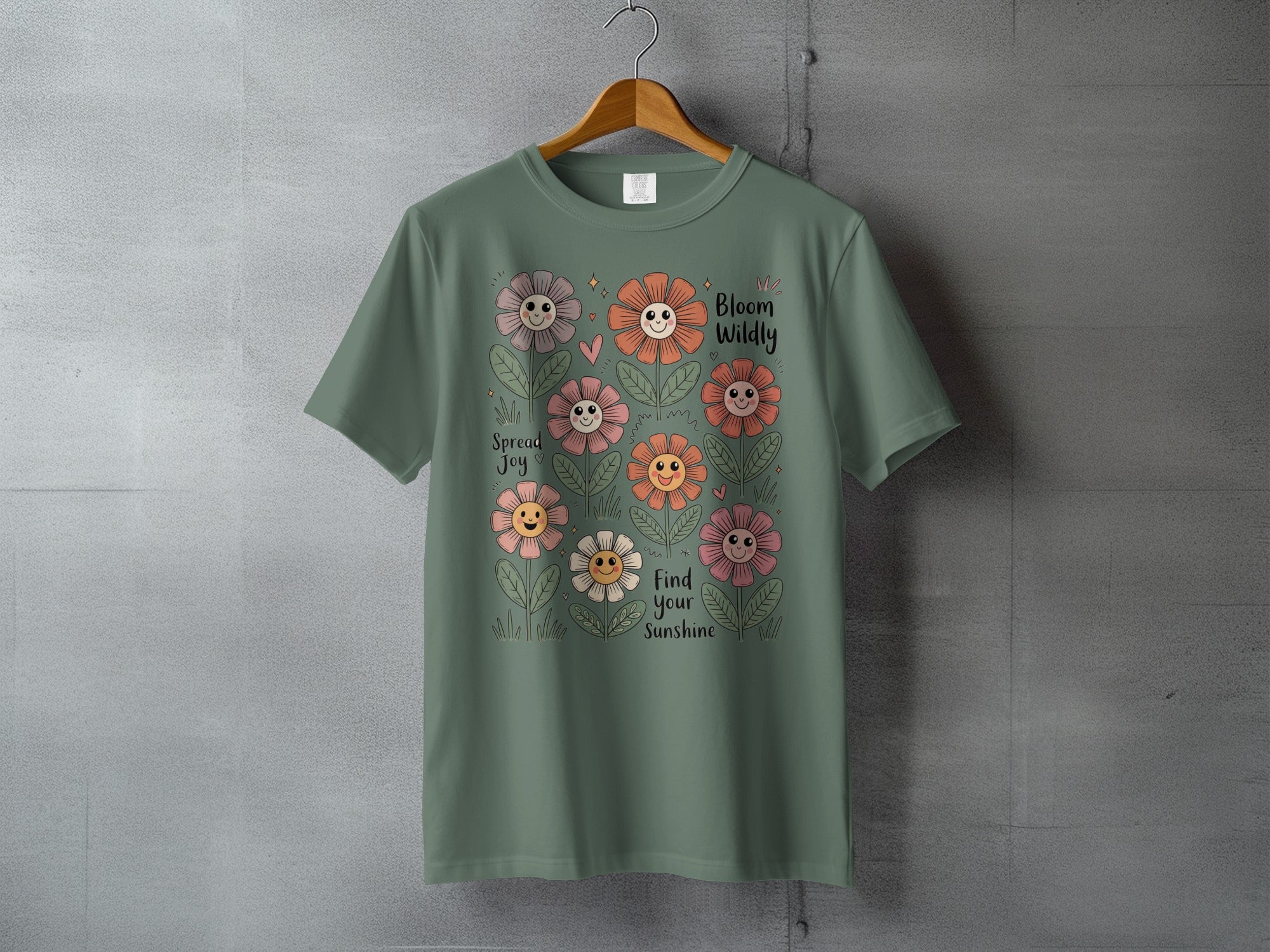 Happy Flowers Bloom Wildly Spread Joy product type