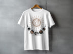 Celestial Sun Moon Fox Mushroom Floral Design product type