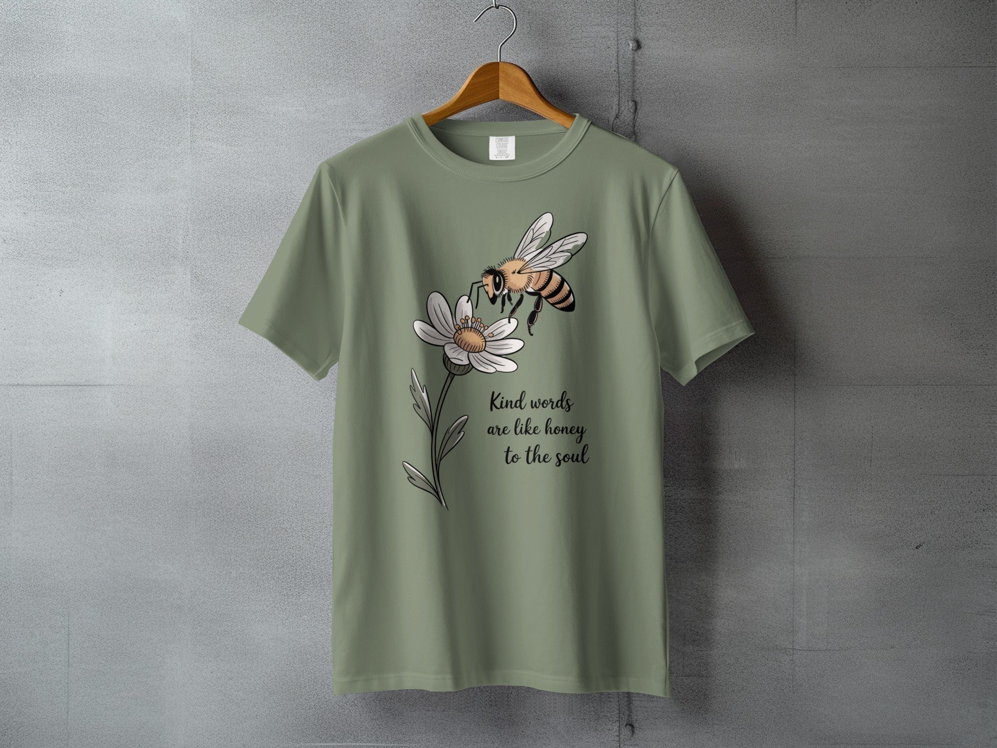 Kind words are like honey to the soul bee daisy product type