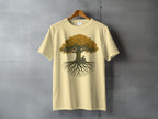 Tree Roots Book Reader Silhouette Graphic T-Shirt product type