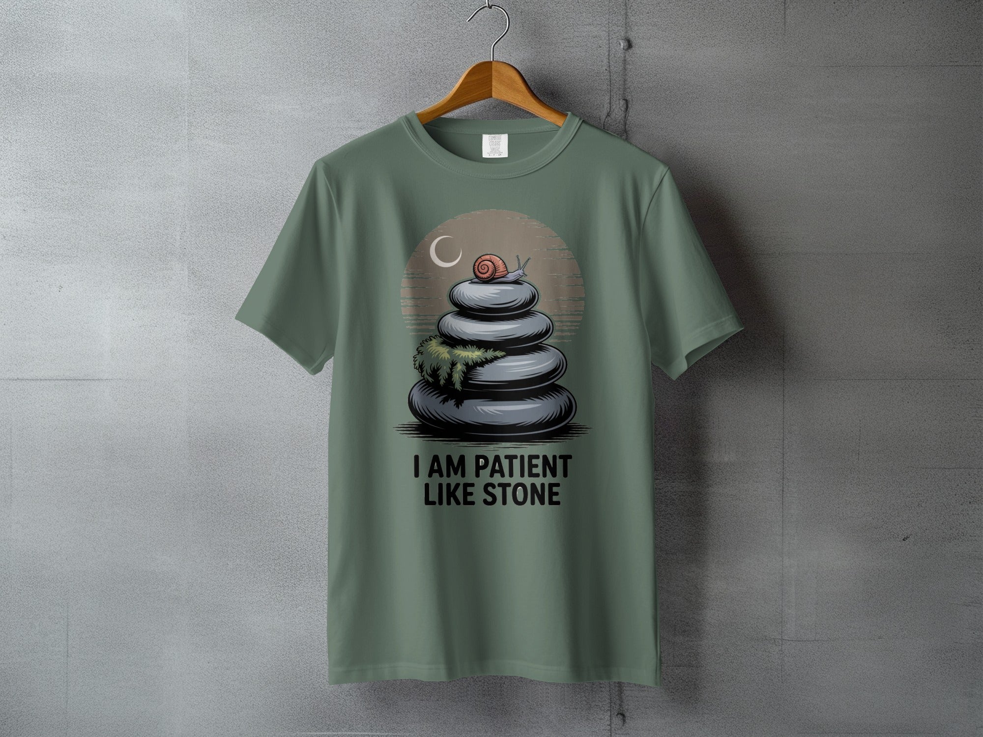 I AM PATIENT LIKE STONE Snail Zen Balance product type
Snail
Patience
Zen
Balance
Stone Stack
Cairn
Moon Crescent
Nature Inspired
Calm Design
Mindfulness
Positive Quote
Inspirational
Serenity
Peace
Quiet Mind
Animal Graphic
Rock Art
Spiritual
Unique Design
Motivation