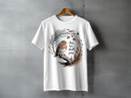 Robin Bird Wreath This Too Shall Pass Message T-Shirt