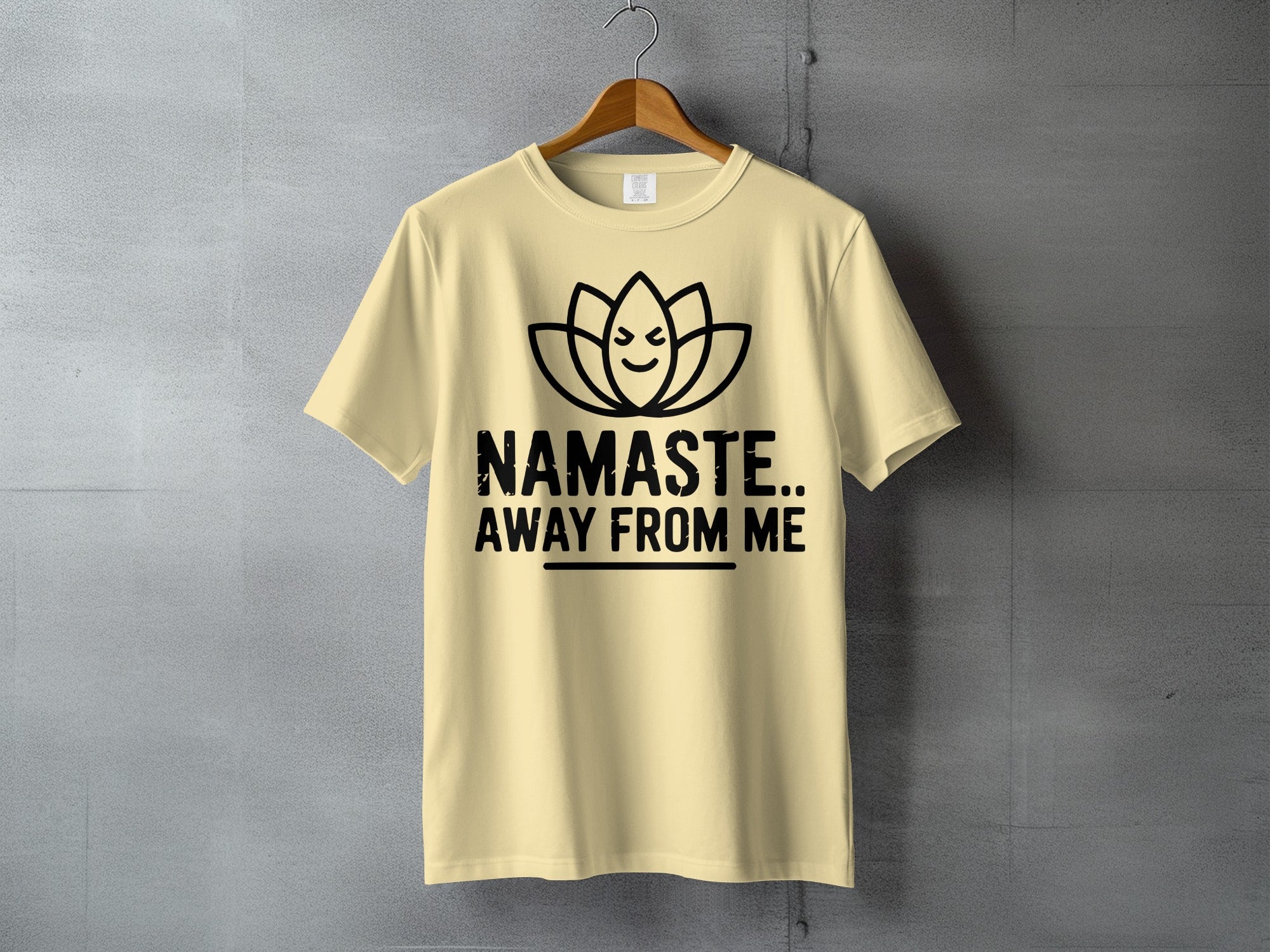 Funny Sarcastic Namaste Away From Me Lotus product type
