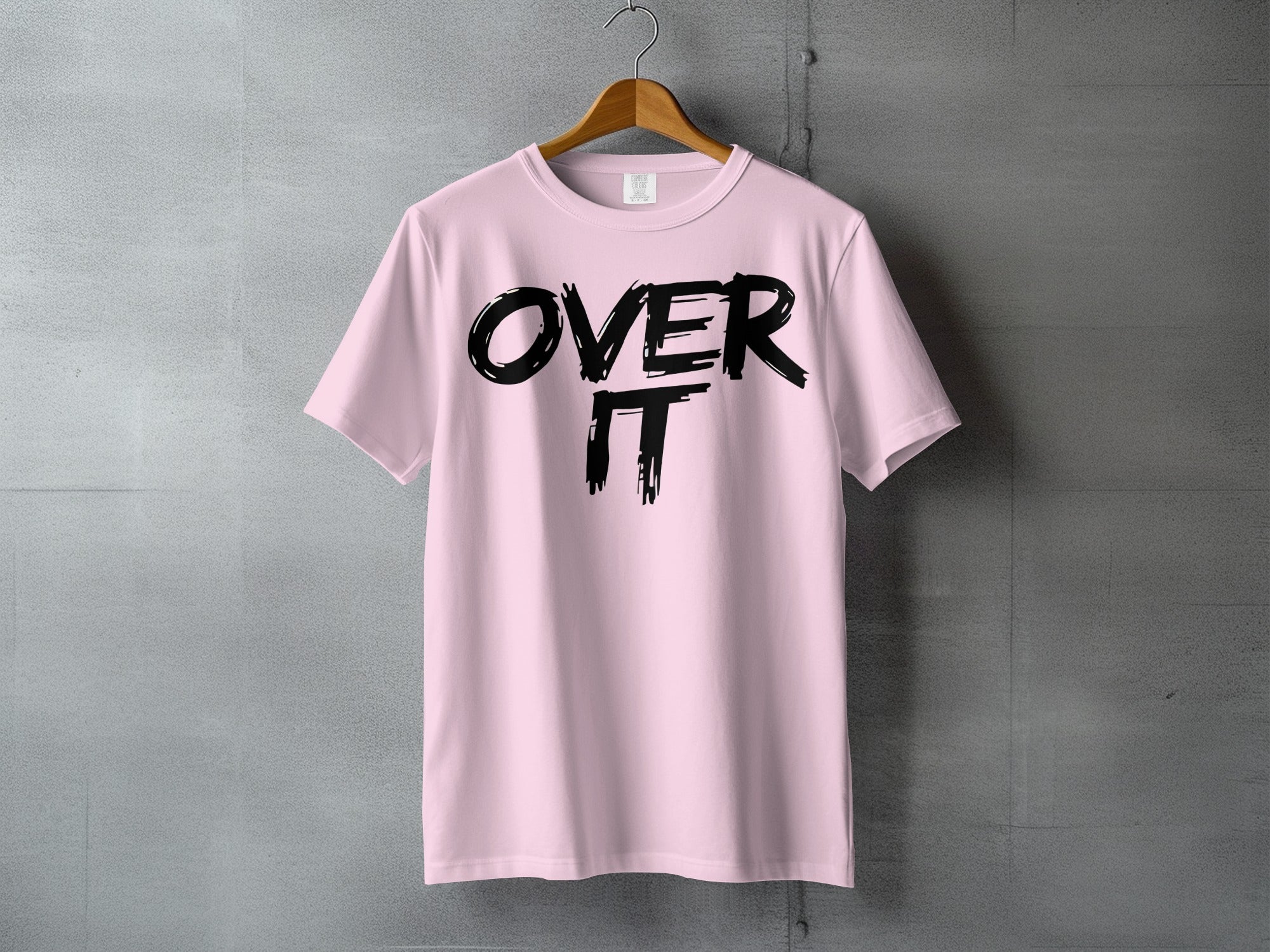 Light Pink Over It Graphic Design T-Shirt product type